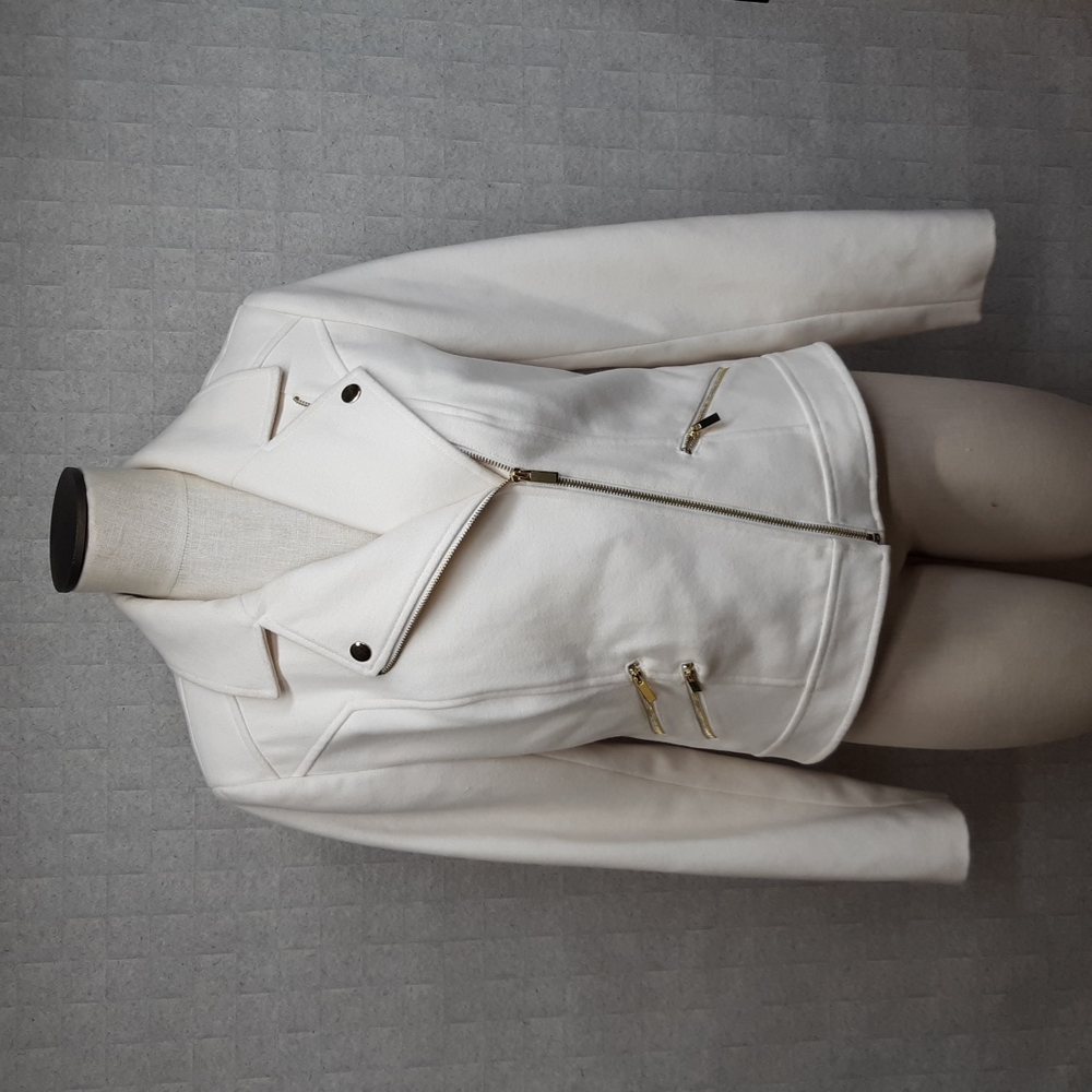 Bebe Wool Blend Motto Jacket